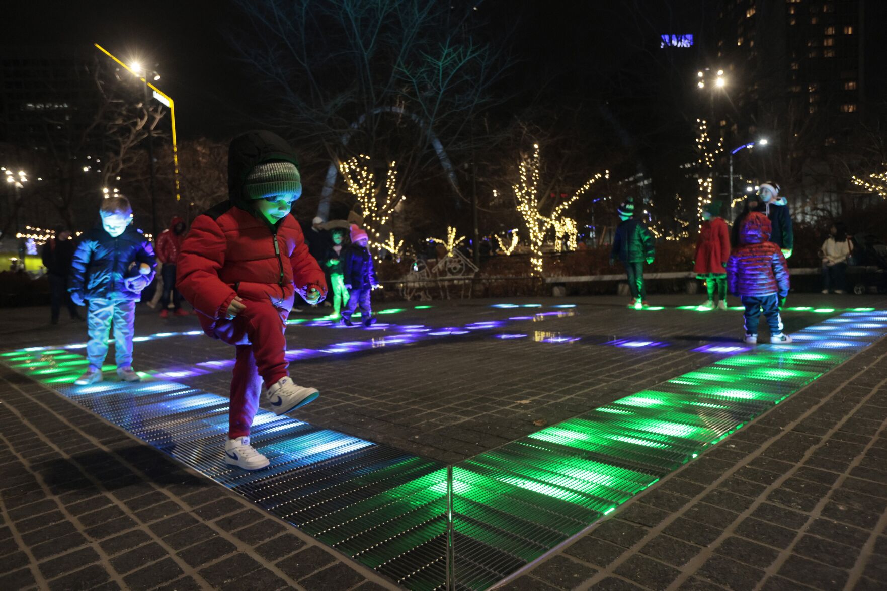 Winterfest rings in the New Year at Kiener Plaza